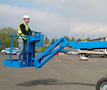 cherry picker warehouse forklift